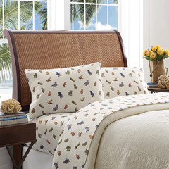 Beach Chairs Cotton-Percale Sheet Set