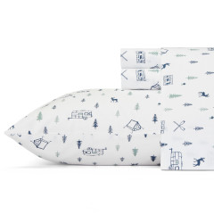 Campout Cotton-Percale Sheet Set