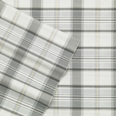 Chinook Plaid Cotton-Percale Sheet Set