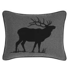 Elk Felt Decorative Pillow