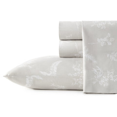 Foliage Cotton Percale Sheet Set