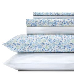 Jaynie Cotton-Percale Sheet Set