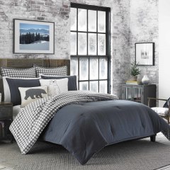 Kingston Chino Black Duvet Cover Set