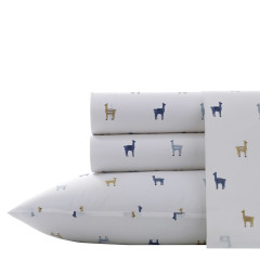 Llamas Cotton Percale Sheet Set