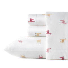 Miss Llama Cotton Percale Sheet Set