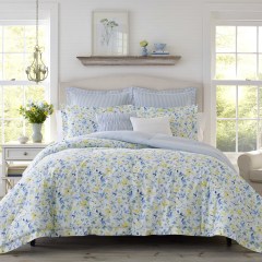 Nora Cotton-Percale Comforter Sham Bonus Set