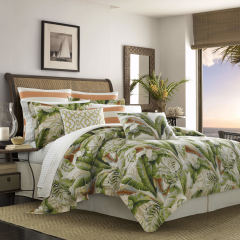 Palmiers Cotton-Satten Comforter Set