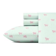 Pigs Cotton Percale Sheet Set