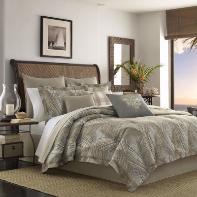 Tommy Bahama Raffia Palms Cotton Comforter Set