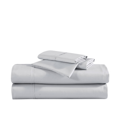 Eddie Bauer Signature Solid Grey Sheet Set