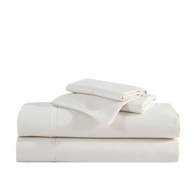 Eddie Bauer Signature Solid Ivory Sheet Set