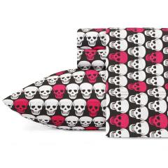 Skulls Microfiber Sheet Set