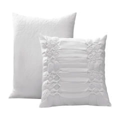 Triple Diamond Microfiber Decorative Pillow