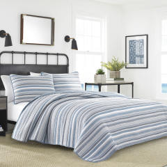 Jettison Cotton Quilt-Sham Set