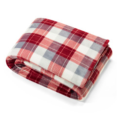 Bluff Plaid Ultra Soft Plush Fleece Blanket