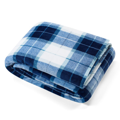 Nautica Northsail Plaid Ultra Soft Plush Fleece Blanket