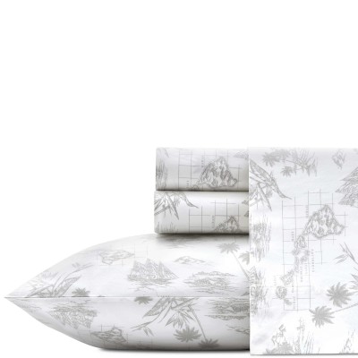 Tommy Bahama Vintage Map Cotton-Percale Sheet Set