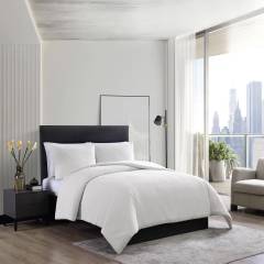 Waffle Pique Off White Comforter-Sham Set