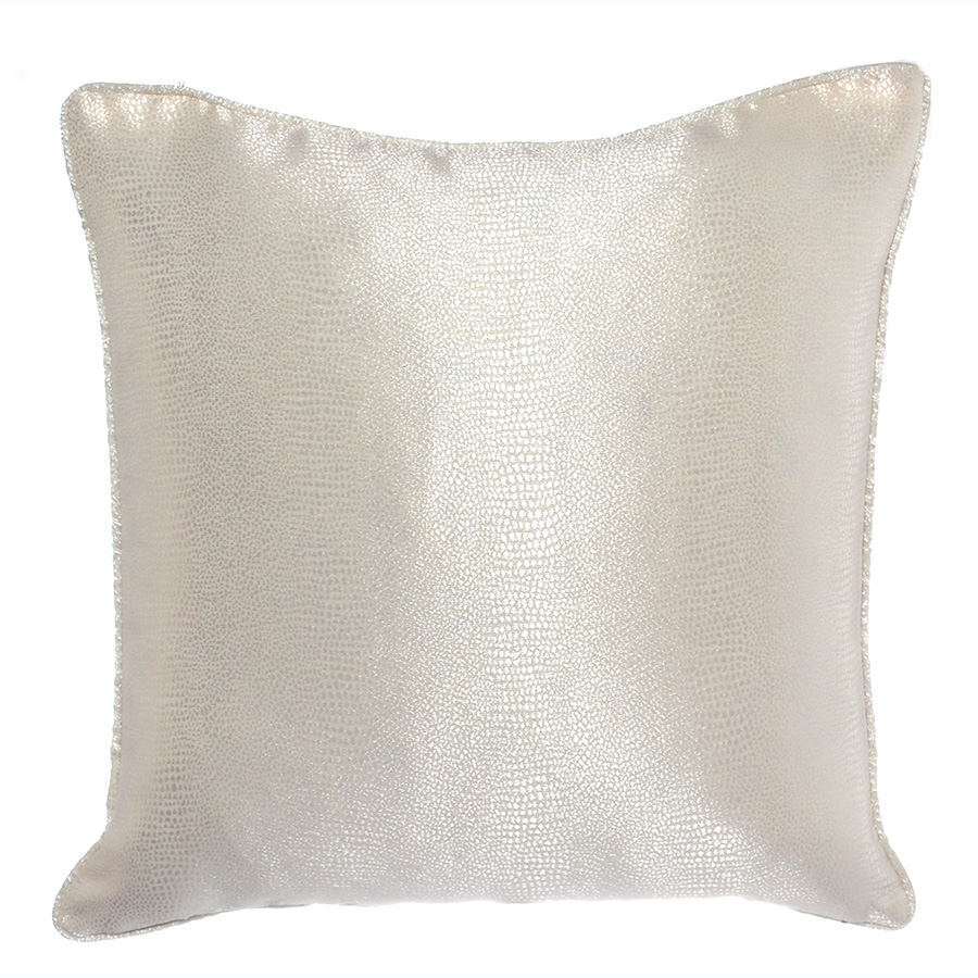 Decorative Pillow Candice Olson Animal Jacquard Frost White