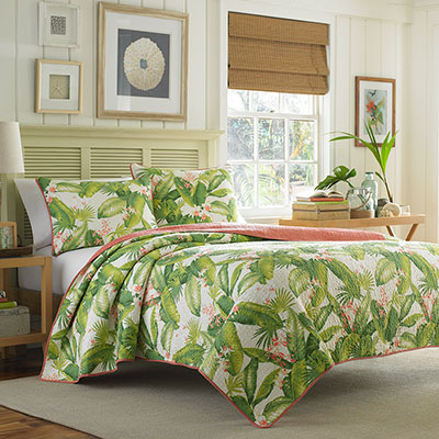 Tommy Bahama Aregada Dock Ecru Quilt Set