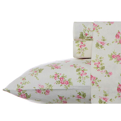 Laura Ashley Audrey Flannel Sheet Set