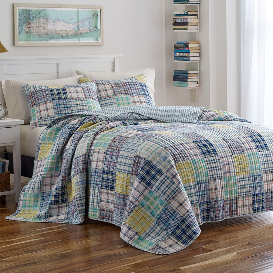 King Quilt Set Poppy Fritz Blair Plaid