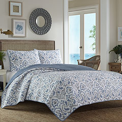 Tommy Bahama Cape Verde Smoke Quilt Set