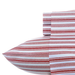Nautica Coleridge Stripe Red Sheet Set