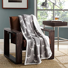 Eddie Bauer Elk Stance Throw Blanket