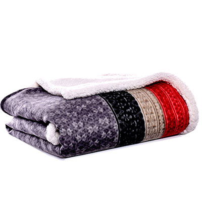 Eddie Bauer Fair Isle Dark Steel Throw