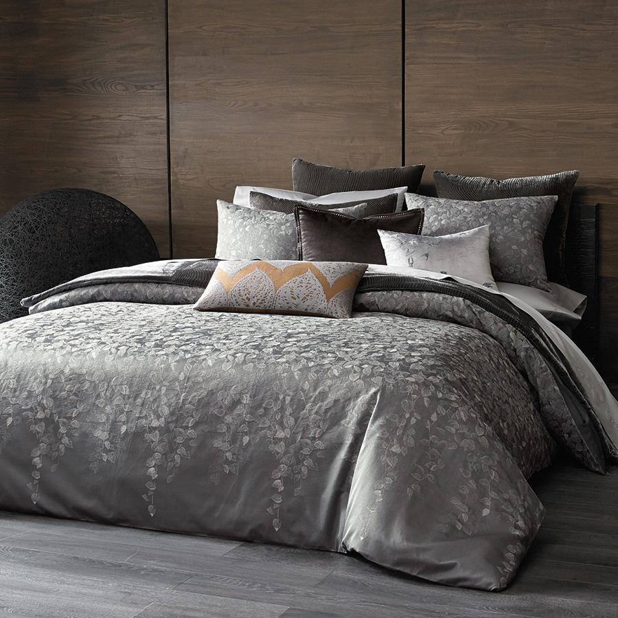 King Coverlet Kevin O Brien Cirrus Pewter