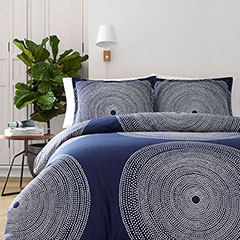 Marimekko Fokus Navy Comforter & Duvet Set