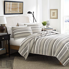 Stone Cottage Trenton Stripe Grey Queen Sheet Set 