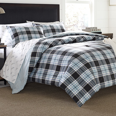 Eddie Bauer Lewis Plaid Comforter & Duvet Set