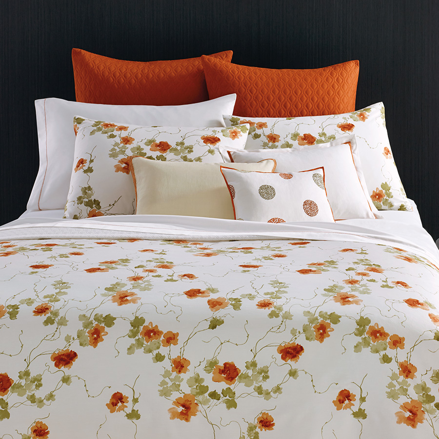 Decorative Pillow Vera Wang Orange Blossom