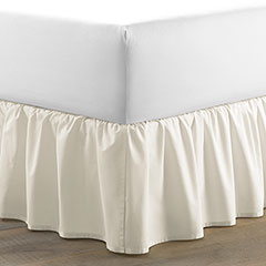 Laura Ashley Ruffle Ivory Cotton Bedskirt