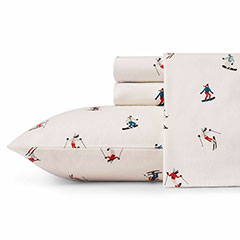 Eddie Bauer Ski Slope Flannel Sheet Set