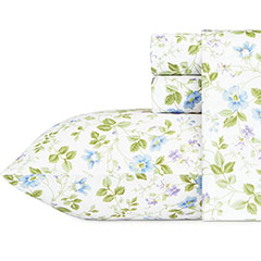 Laura Ashley Spring Bloom Wildflower Blue Sheet Set