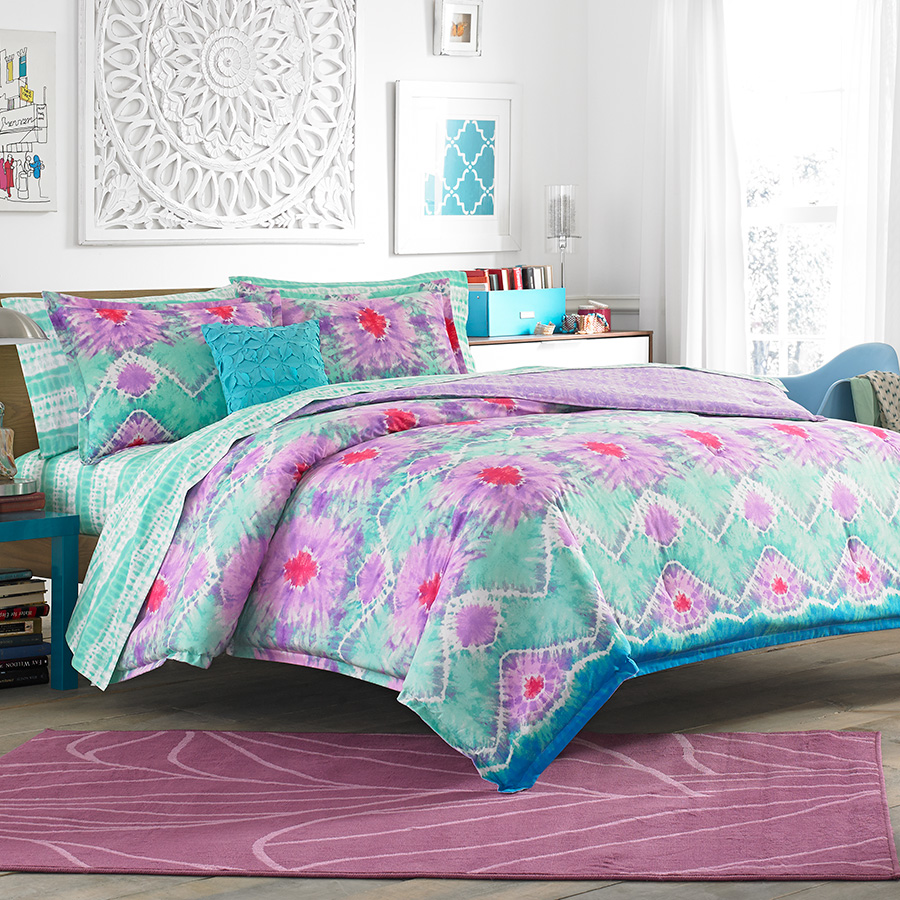 Full Queen Comforter Set Teen Vogue To Dye For